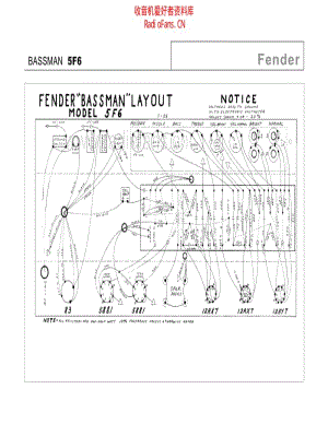 Fender_bassman_5f6 电路图 维修原理图.pdf