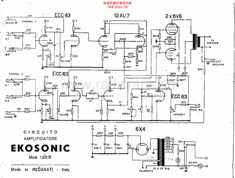 Ekosonic_120_s 电路图 维修原理图.pdf_第1页