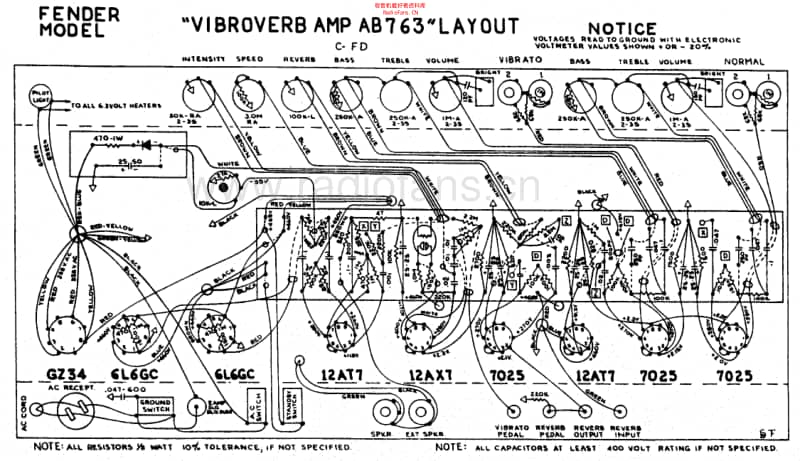 Fender_vibroverb_ab763_schem 电路图 维修原理图.pdf_第2页