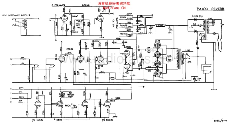 Selmer_pa100rev_100w 电路图 维修原理图.pdf_第1页