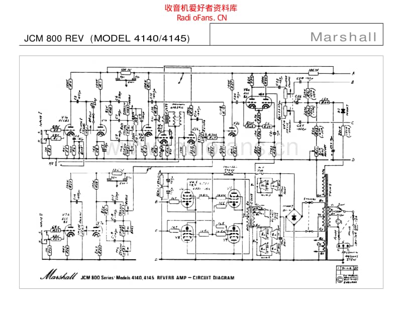 Marshall_jcm_800_lead 电路图 维修原理图.pdf_第3页