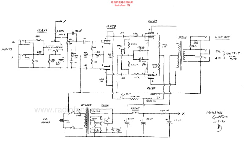 Matchless_spitfire 电路图 维修原理图.pdf_第2页