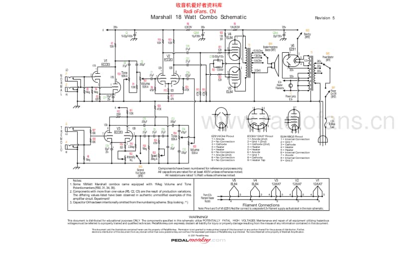 Marshall_marshall_18watt_schem 电路图 维修原理图.pdf_第1页