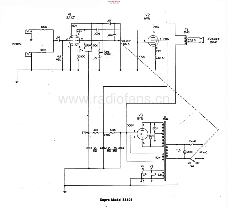 Valco_supro_s6606 电路图 维修原理图.pdf_第1页