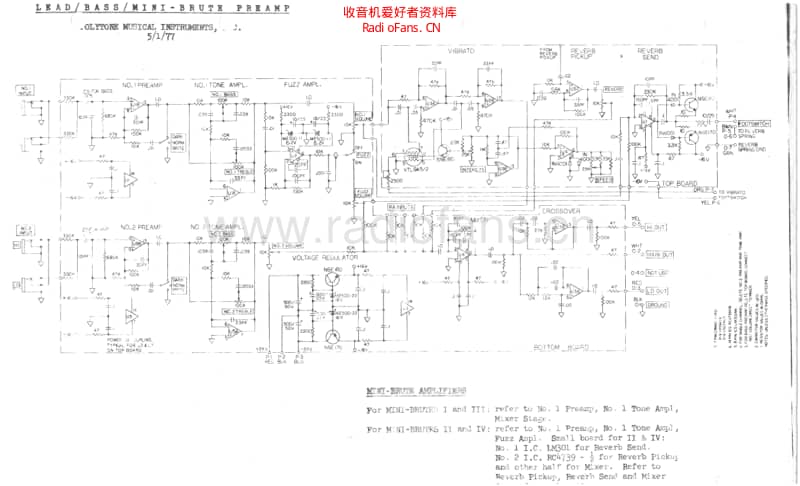 Polytone_mini_brute_preamp_schematic 电路图 维修原理图.pdf_第1页