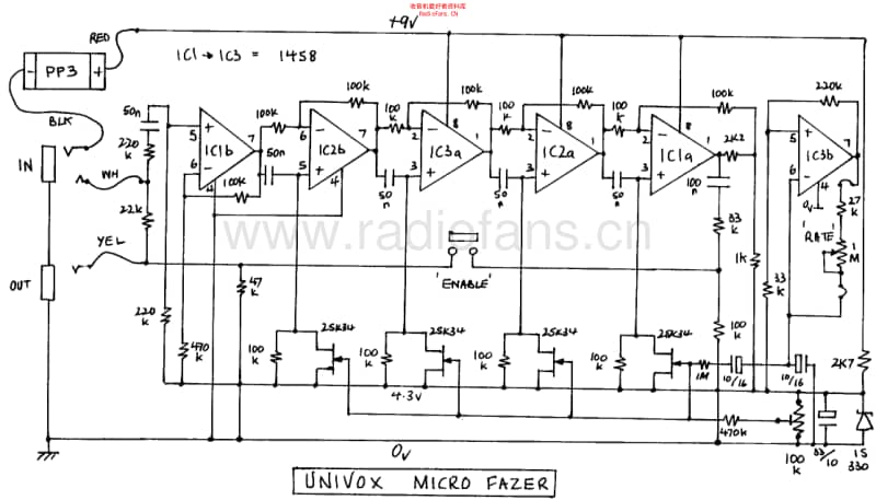 Univox_microfazer 电路图 维修原理图.pdf_第1页