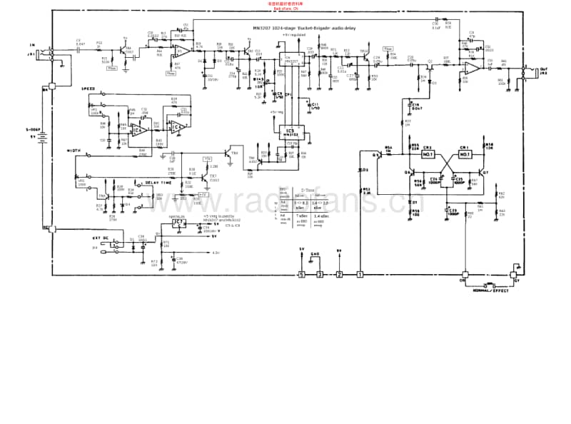 Ibanez_cs5_delay 电路图 维修原理图.pdf_第1页