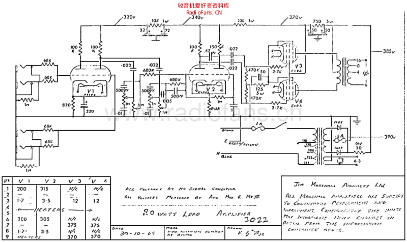 Marshall_20w_2022 电路图 维修原理图.pdf_第1页