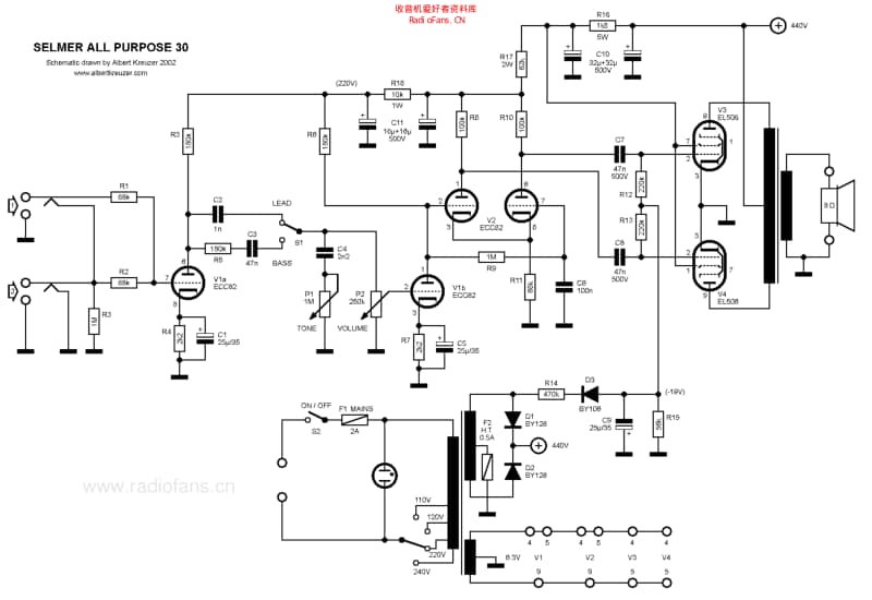 Selmer_allpurpose_twin_30w 电路图 维修原理图.pdf_第2页