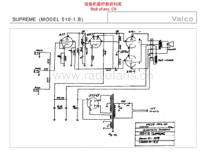 Valco_supreme_model_510_1_b 电路图 维修原理图.pdf