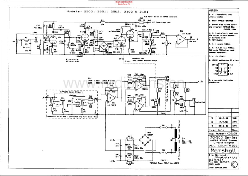 Marshall_jcm900_25xx_45xx_50w 电路图 维修原理图.pdf_第1页