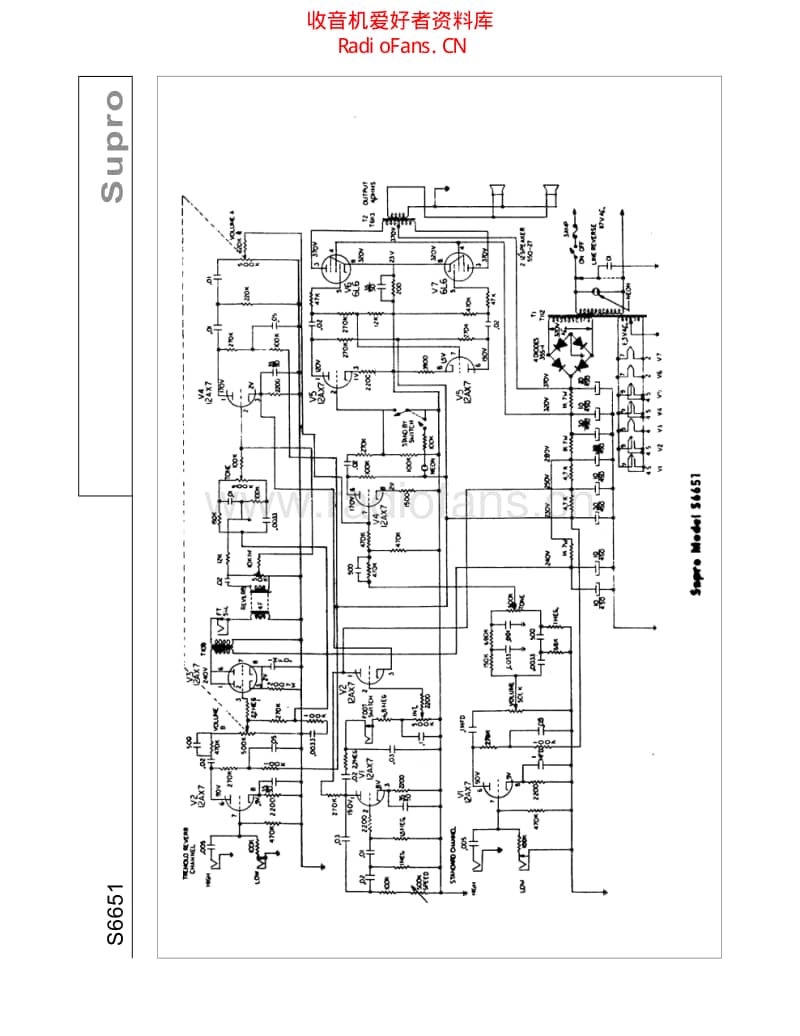 Valco_supro_s6651 电路图 维修原理图.pdf_第1页