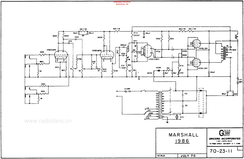 Marshall_jmp_bass_50w_1986 电路图 维修原理图.pdf_第3页