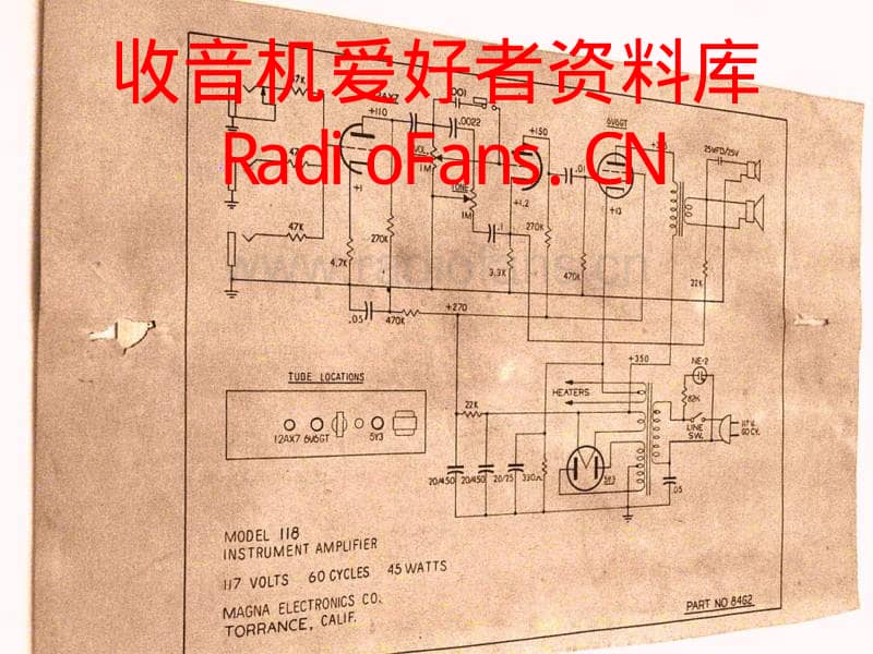 Magnatone_118 电路图 维修原理图.pdf_第2页