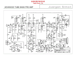 Juergen_simon_advanced_tube_bass_preamp 电路图 维修原理图.pdf