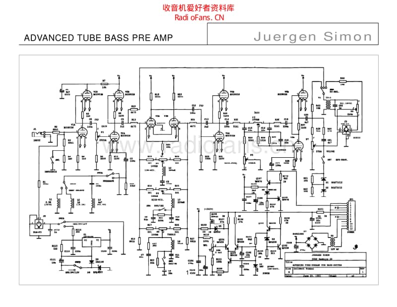 Juergen_simon_advanced_tube_bass_preamp 电路图 维修原理图.pdf_第1页