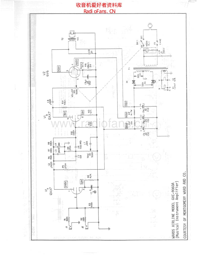 Valco_airline_wards_gvc_9060a 电路图 维修原理图.pdf_第1页