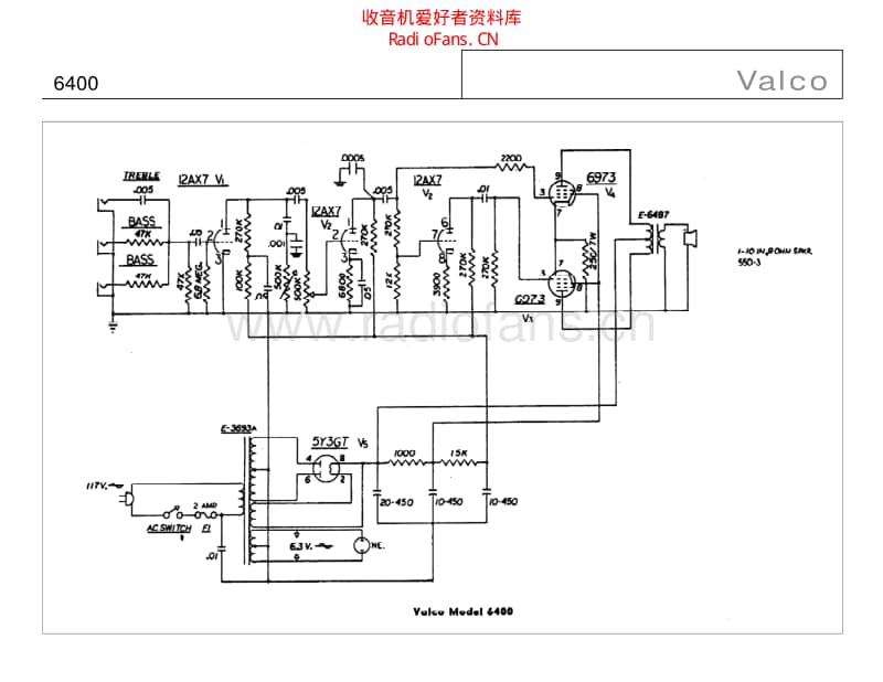 Valco_6400 电路图 维修原理图.pdf_第1页