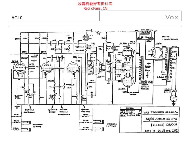 Vox_ac10 电路图 维修原理图.pdf_第1页