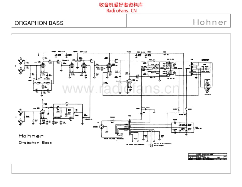 Hohner_orgaphon_bass 电路图 维修原理图.pdf_第1页