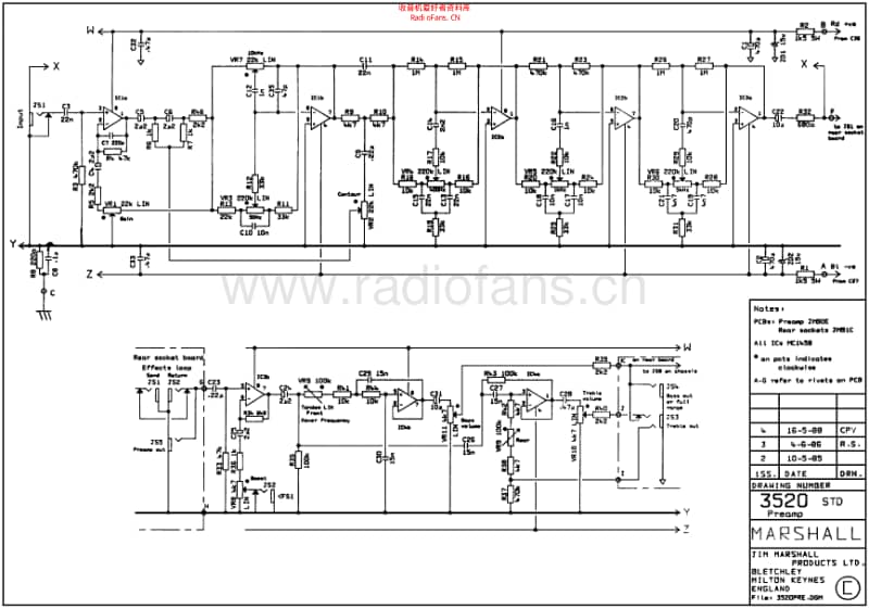 Marshall_bass_200w_3520 电路图 维修原理图.pdf_第1页