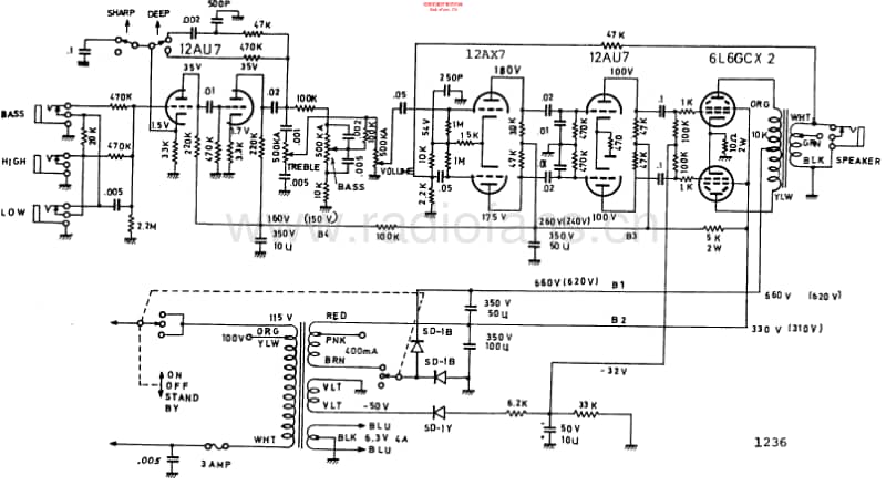 Univox1236 电路图 维修原理图.pdf_第1页