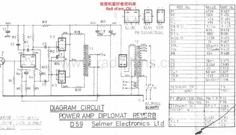 Selmer_diplomatreverb15w 电路图 维修原理图.pdf_第1页