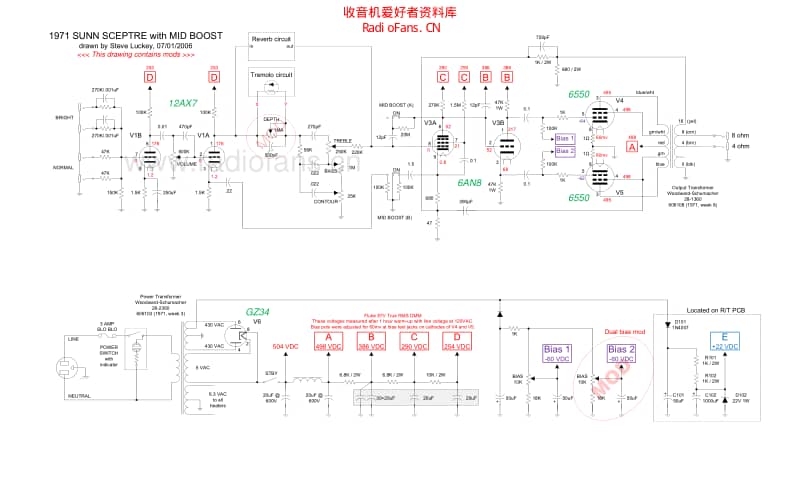 sunn_sceptre_1971 电路图 维修原理图.pdf_第2页