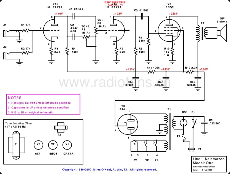 Kalamazoo_model_1 电路图 维修原理图.pdf_第1页