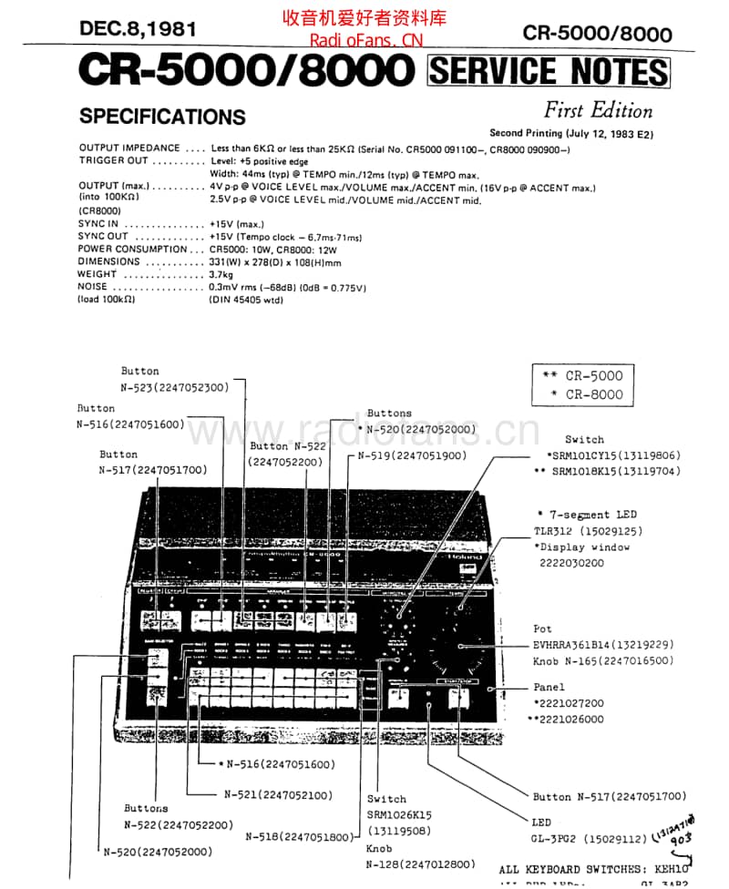 Roland_cr_5000_cr_8000_service_manual 电路图 维修原理图.pdf_第1页