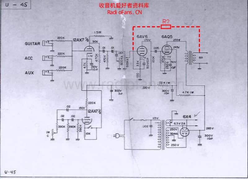 Univox_u45 电路图 维修原理图.pdf_第2页