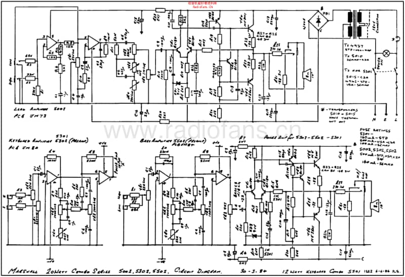 Marshall_bass20_20w_5502 电路图 维修原理图.pdf_第1页