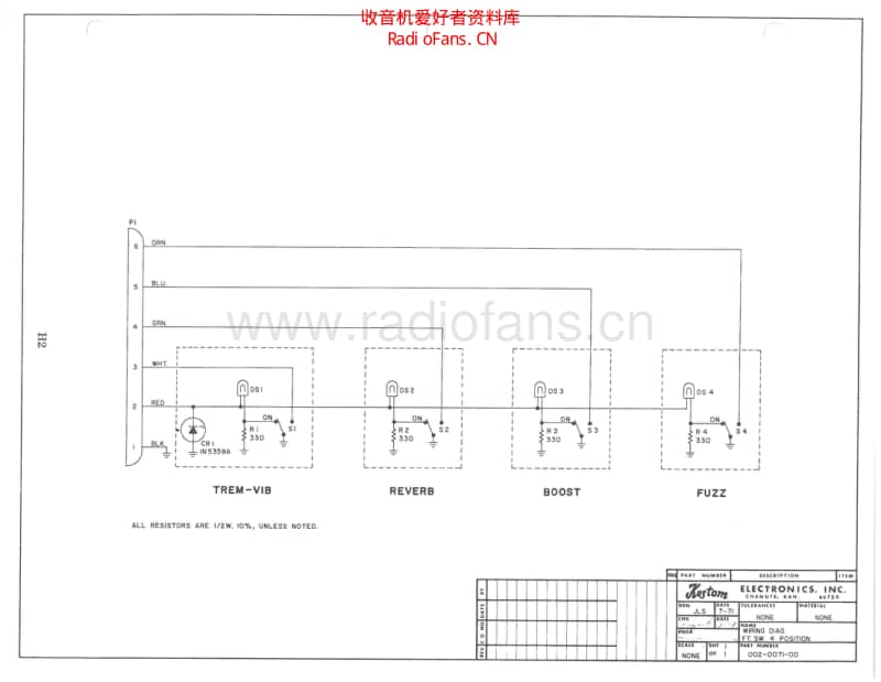 Kustom_footswitch_schematics 电路图 维修原理图.pdf_第2页