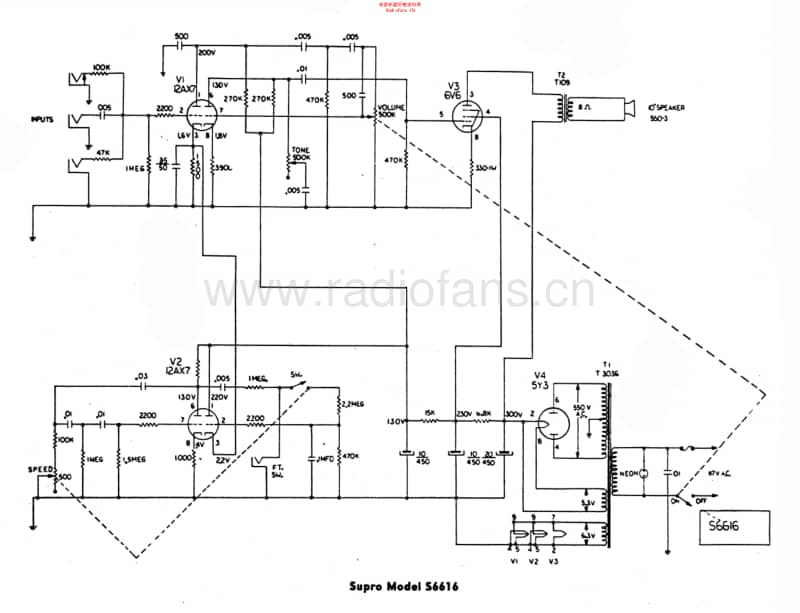 Supro_s6616 电路图 维修原理图.pdf_第1页