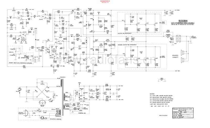 Peavey_500bh 电路图 维修原理图.pdf_第1页