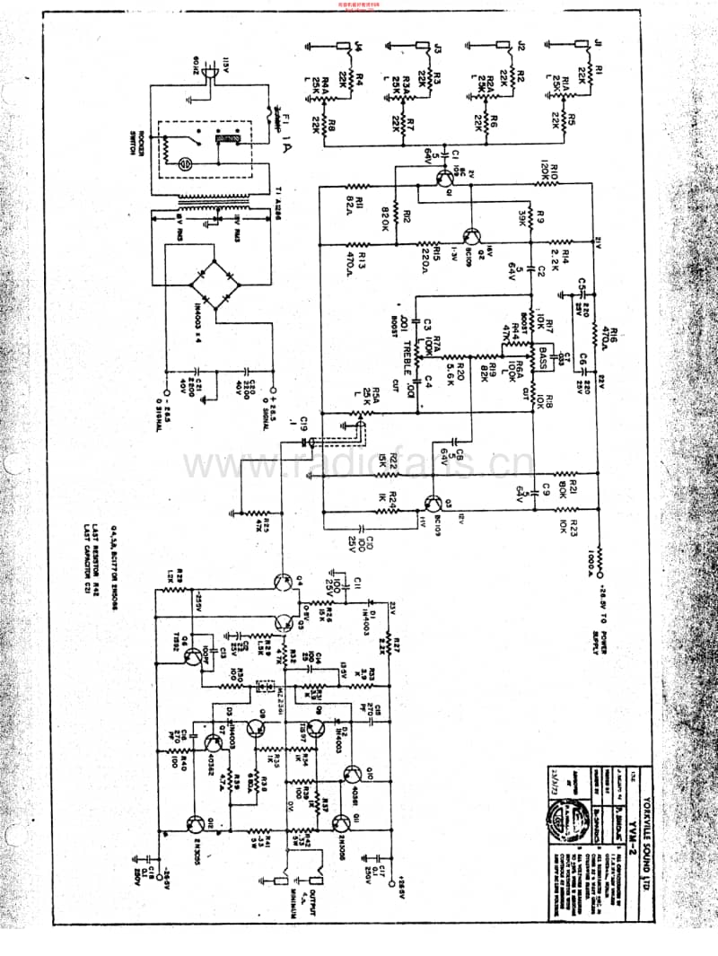 Traynor_voicemate_yvm2 电路图 维修原理图.pdf_第1页