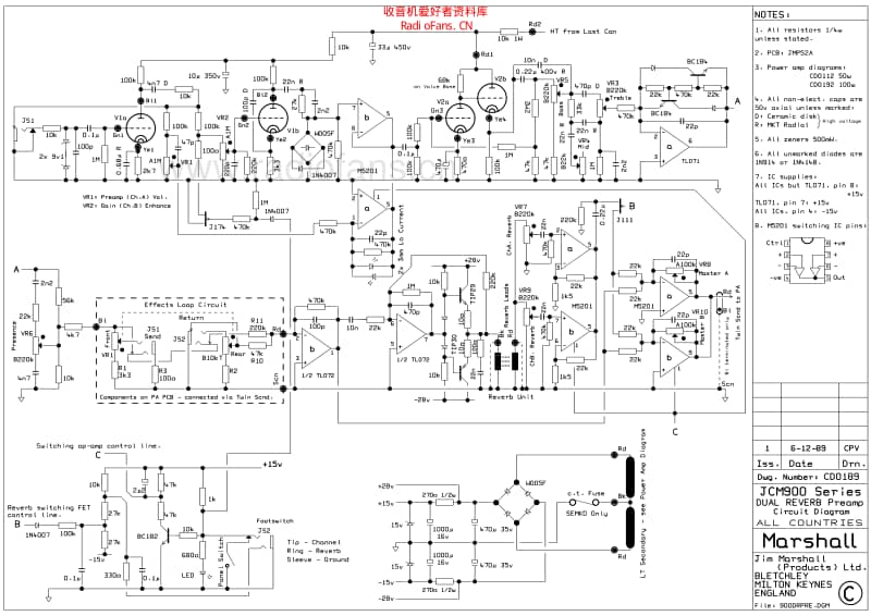 Marshall_jcm900_dual_reverb_jmp52a_preamp_cd0189_iss1 电路图 维修原理图.pdf_第1页