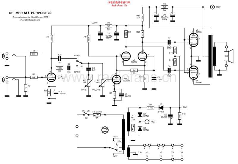 Selmer_all_purpose_30 电路图 维修原理图.pdf_第1页