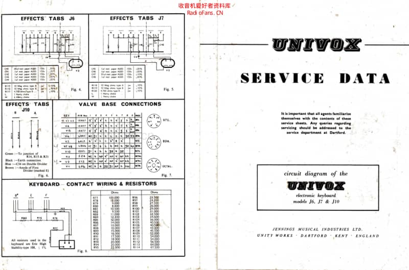 Univox_j6_j7_j10_owner_manual_and_schematic 电路图 维修原理图.pdf_第3页