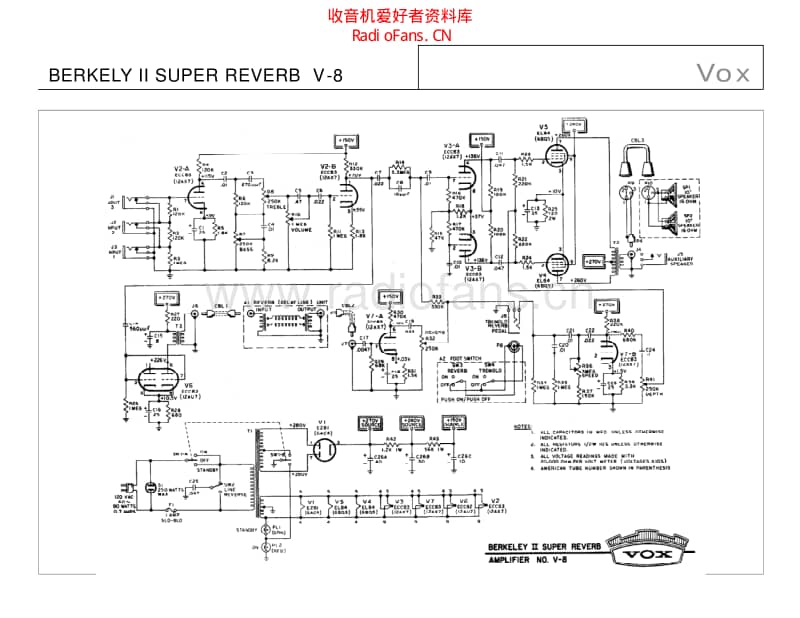 Vox_berkely_ii_super_reverb_v_8 电路图 维修原理图.pdf_第1页