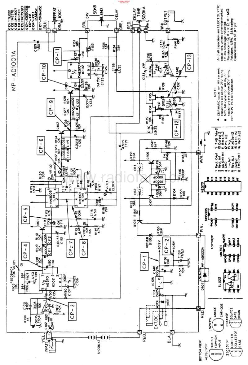 Ibanez_ad80_analogdelay 电路图 维修原理图.pdf_第1页