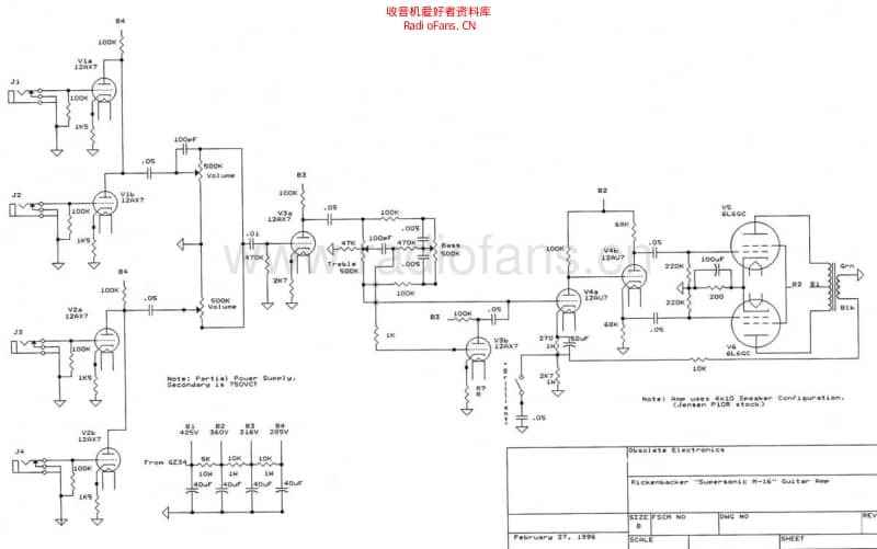 Rickenbacher_m16_supersonic 电路图 维修原理图.pdf_第1页