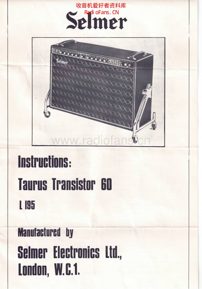 Selmer_Taurus.pdf 电路图 维修原理图.pdf_第1页