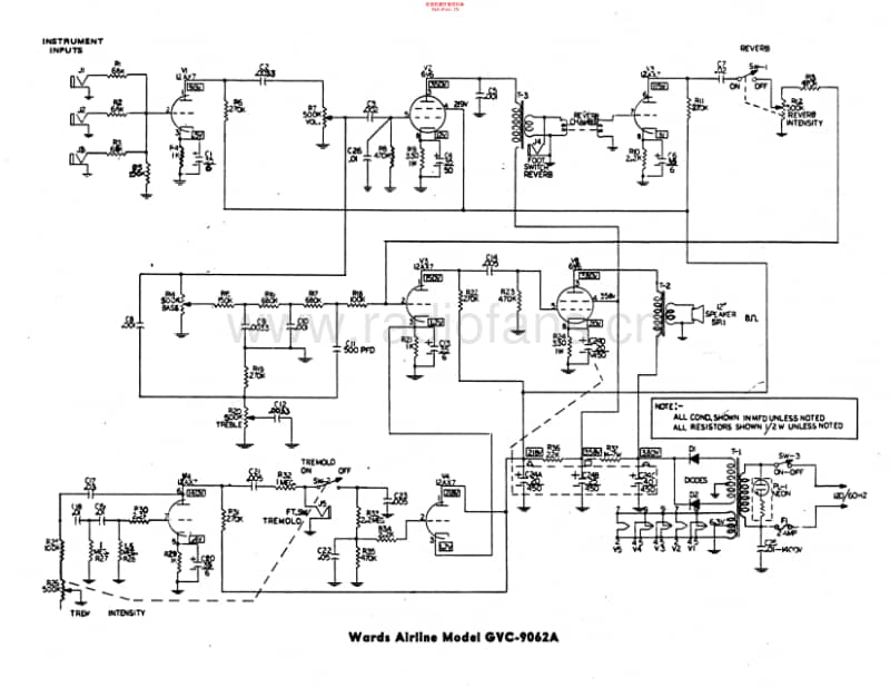 Valco_airline_wards_gvc_9062a 电路图 维修原理图.pdf_第1页