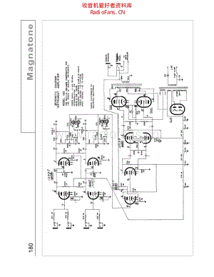 Magnatone_180 电路图 维修原理图.pdf