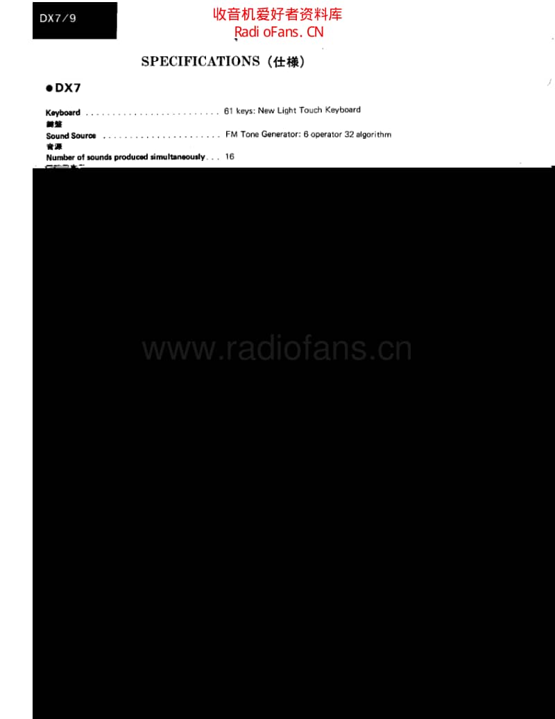 Yamaha_dx_7_dx_9_service_manual 电路图 维修原理图.pdf_第2页