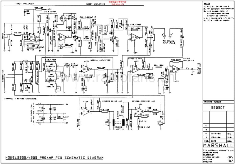 Marshall_jcm800_artist_30w_4203 电路图 维修原理图.pdf_第1页