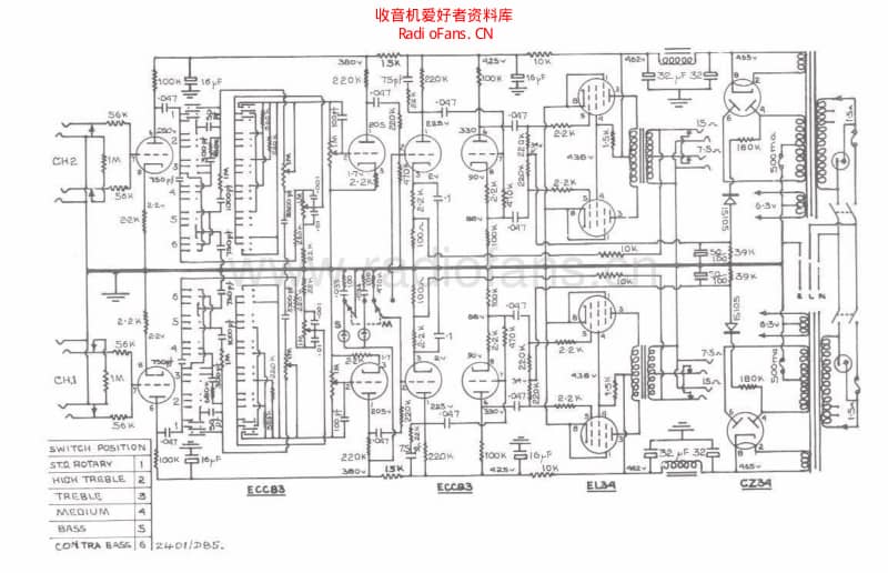 Selmer_stereomaster_2x50w 电路图 维修原理图.pdf_第1页