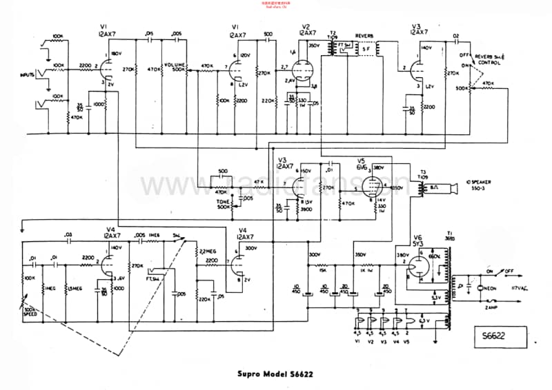 Supro_s6622 电路图 维修原理图.pdf_第1页