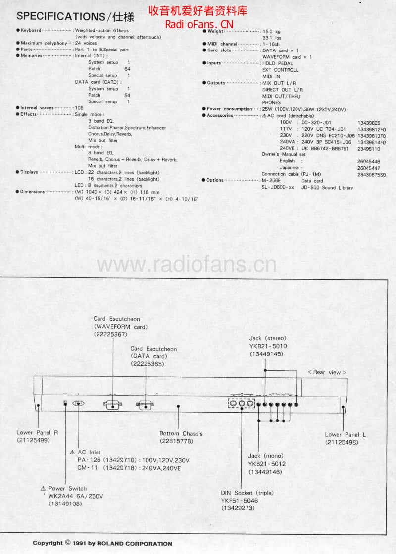 Roland_jd_800_service_manual 电路图 维修原理图.pdf_第2页